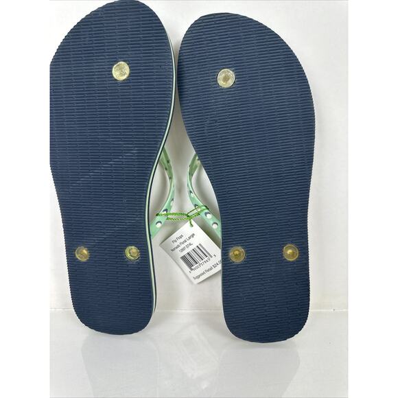 NWT Vera Bradley Flip Flops Nomadic Floral Large 12697-374L - Picture 11 of 13